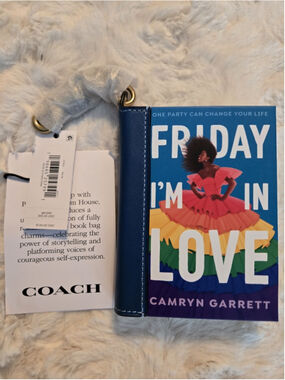 NWT Coach - Friday I'm In Love By Camryn Garrett - Book Bag Charm